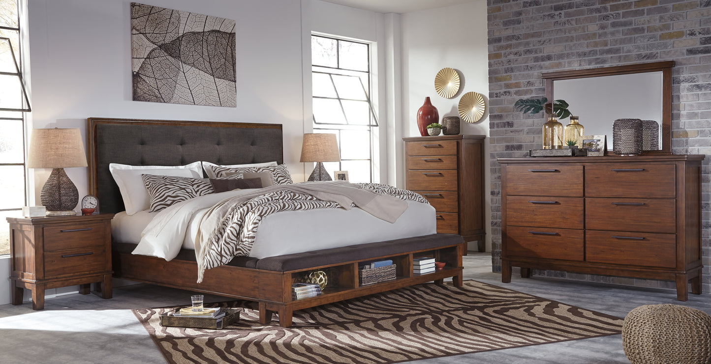 Ralene Queen Upholstered Panel Bed