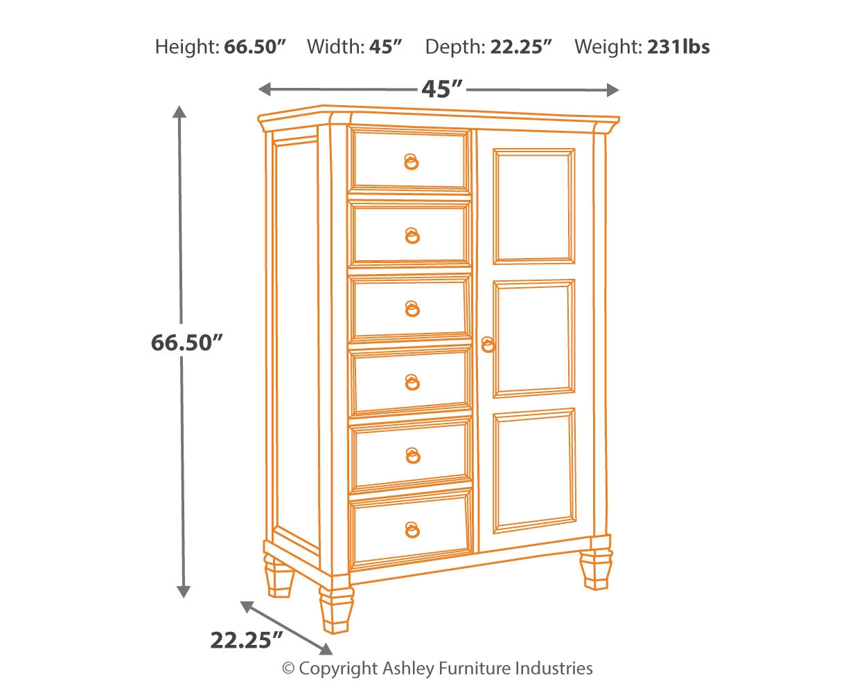 Prentice Chest of Drawers