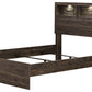 Vay Bay Queen Bookcase Panel Bed