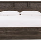Vay Bay King Bookcase Panel Bed