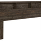 Vay Bay King Bookcase Panel Bed