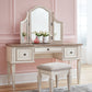 Realyn Vanity and Mirror with Stool