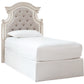 Realyn Twin Upholstered Panel Headboard
