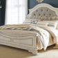 Realyn California King Upholstered Panel Bed