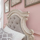 Realyn California King Upholstered Panel Bed
