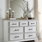 Teganville Dresser and Mirror