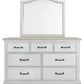 Teganville Dresser and Mirror