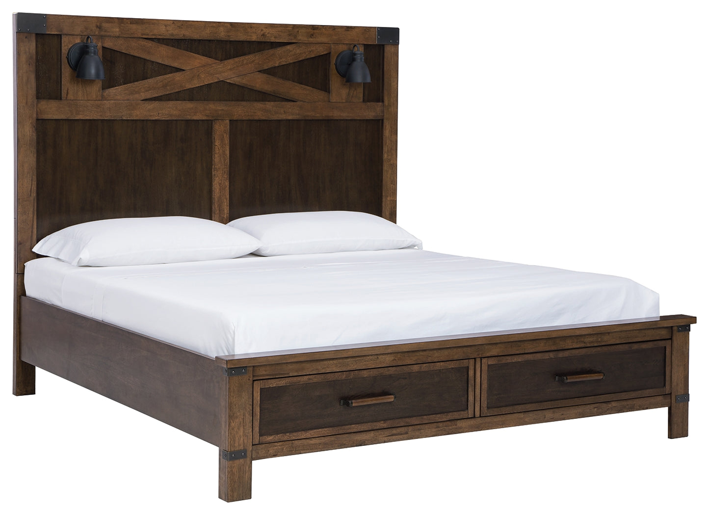 Wyattfield California King Panel Bed with Storage
