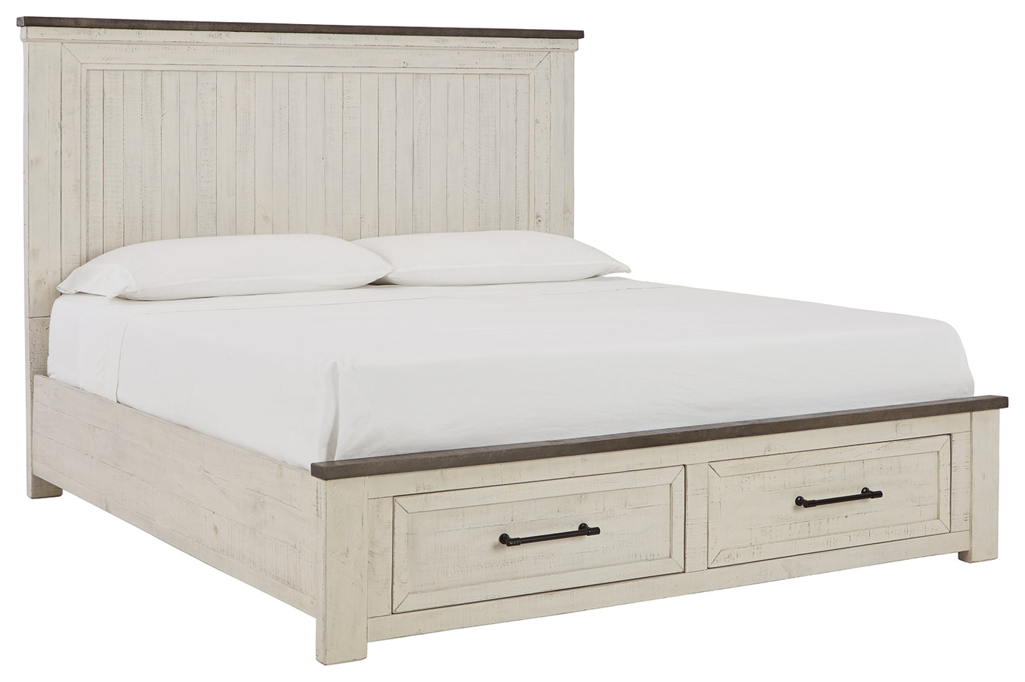 Brewgan King Panel Storage Bed
