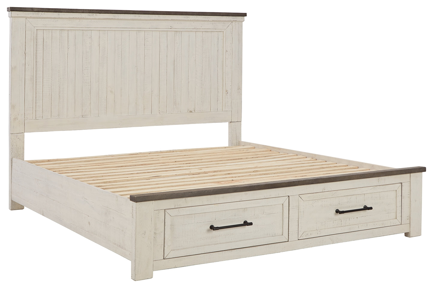 Brewgan King Panel Storage Bed