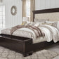 Brynhurst King Upholstered Bed with Storage Bench