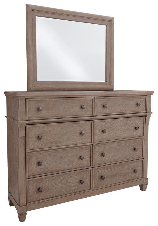 Challene Dresser and Mirror