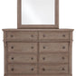 Challene Dresser and Mirror