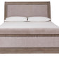 Challene California King Upholstered Bed with 4 Storage Drawers