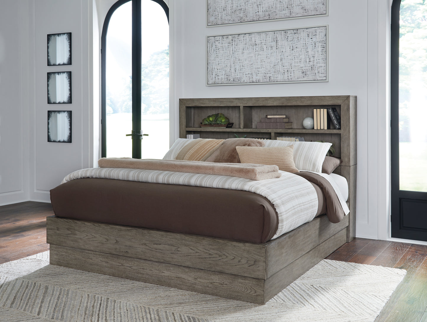 Anibecca Queen Bookcase Bed