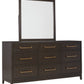 Burkhaus Dresser and Mirror