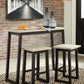 Waylowe Counter Height Dining Table and Bar Stools (Set of 3)