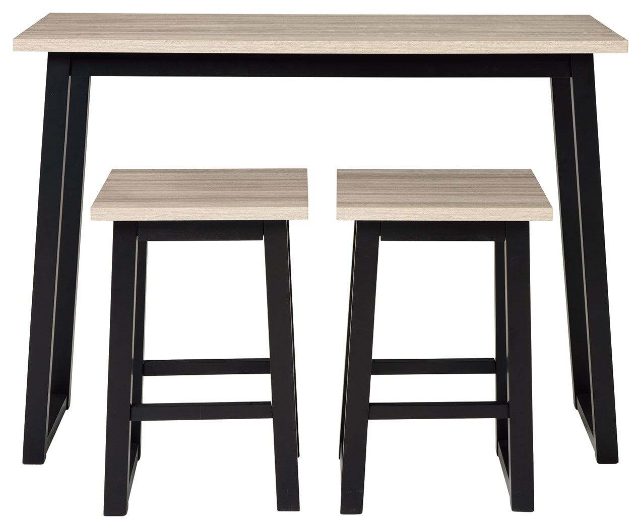 Waylowe Counter Height Dining Table and Bar Stools (Set of 3)