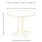 Stuman Dining Drop Leaf Table