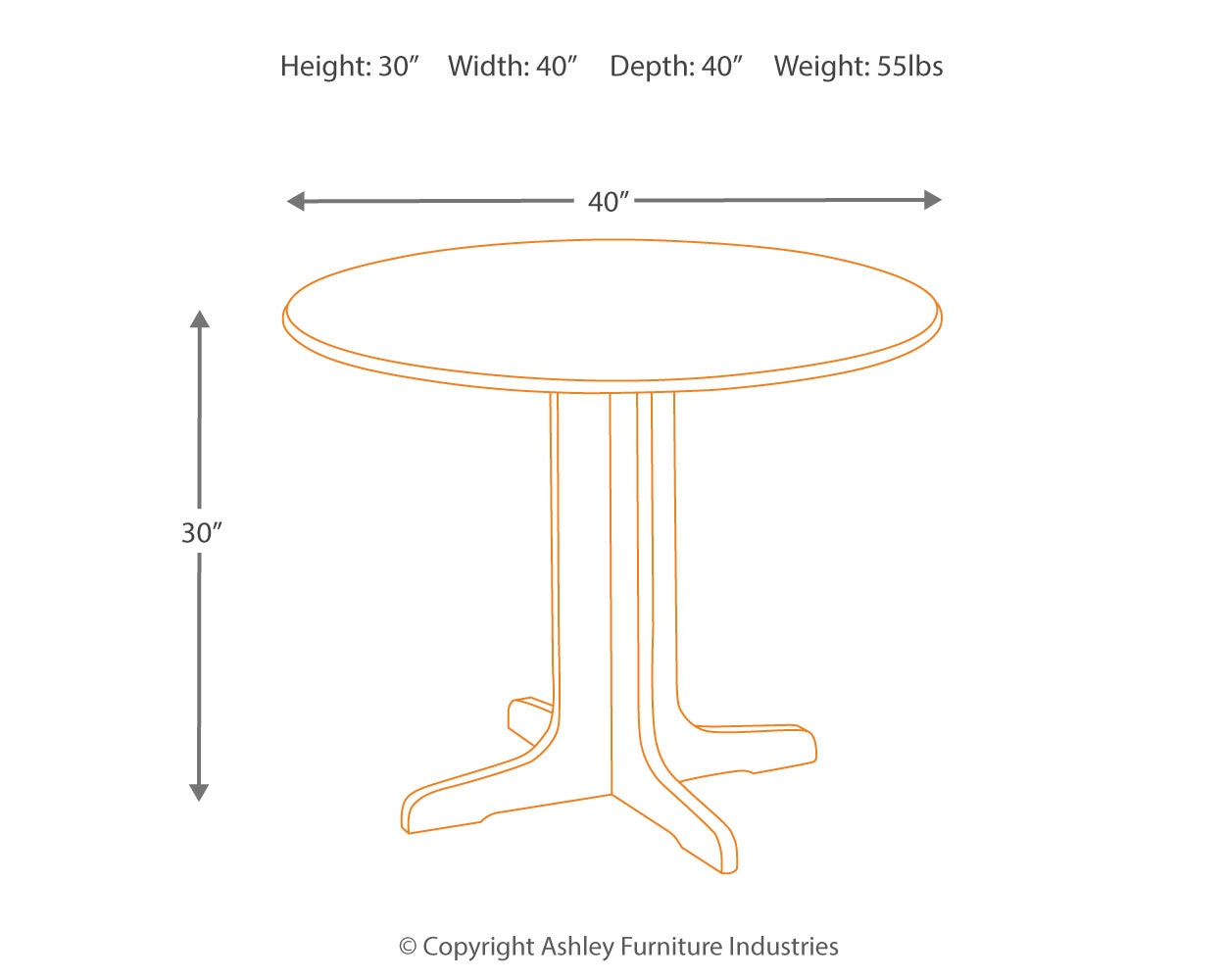 Stuman Dining Drop Leaf Table