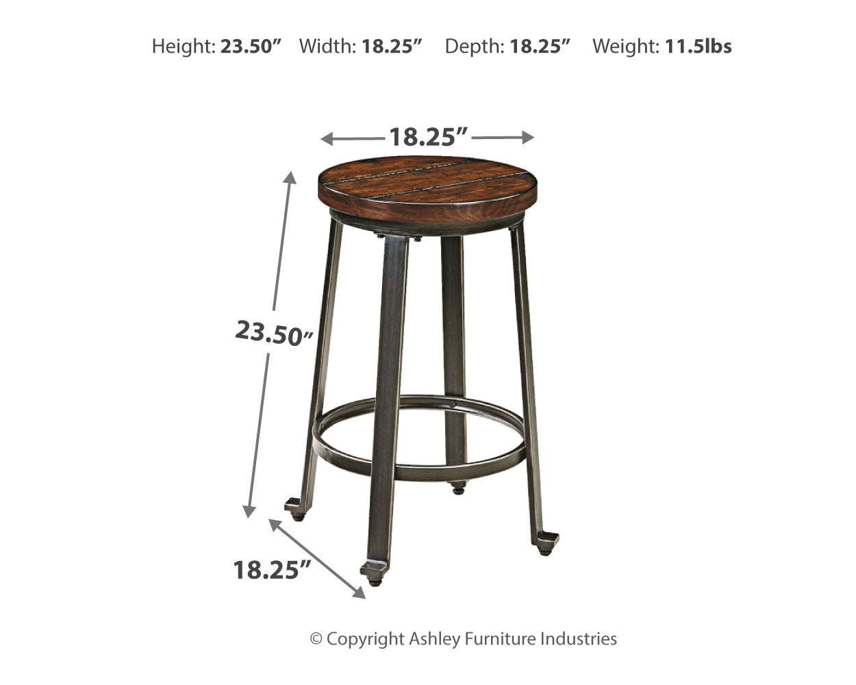 Challiman Counter Height Bar Stool