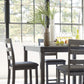 Bridson Counter Height Dining Table and Bar Stools (Set of 5)