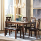 Bennox Dining Table and Chairs with Bench (Set of 6)