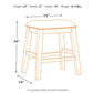 Caitbrook Counter Height Upholstered Bar Stool