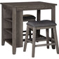 Caitbrook Counter Height Dining Table and Bar Stools (Set of 3)