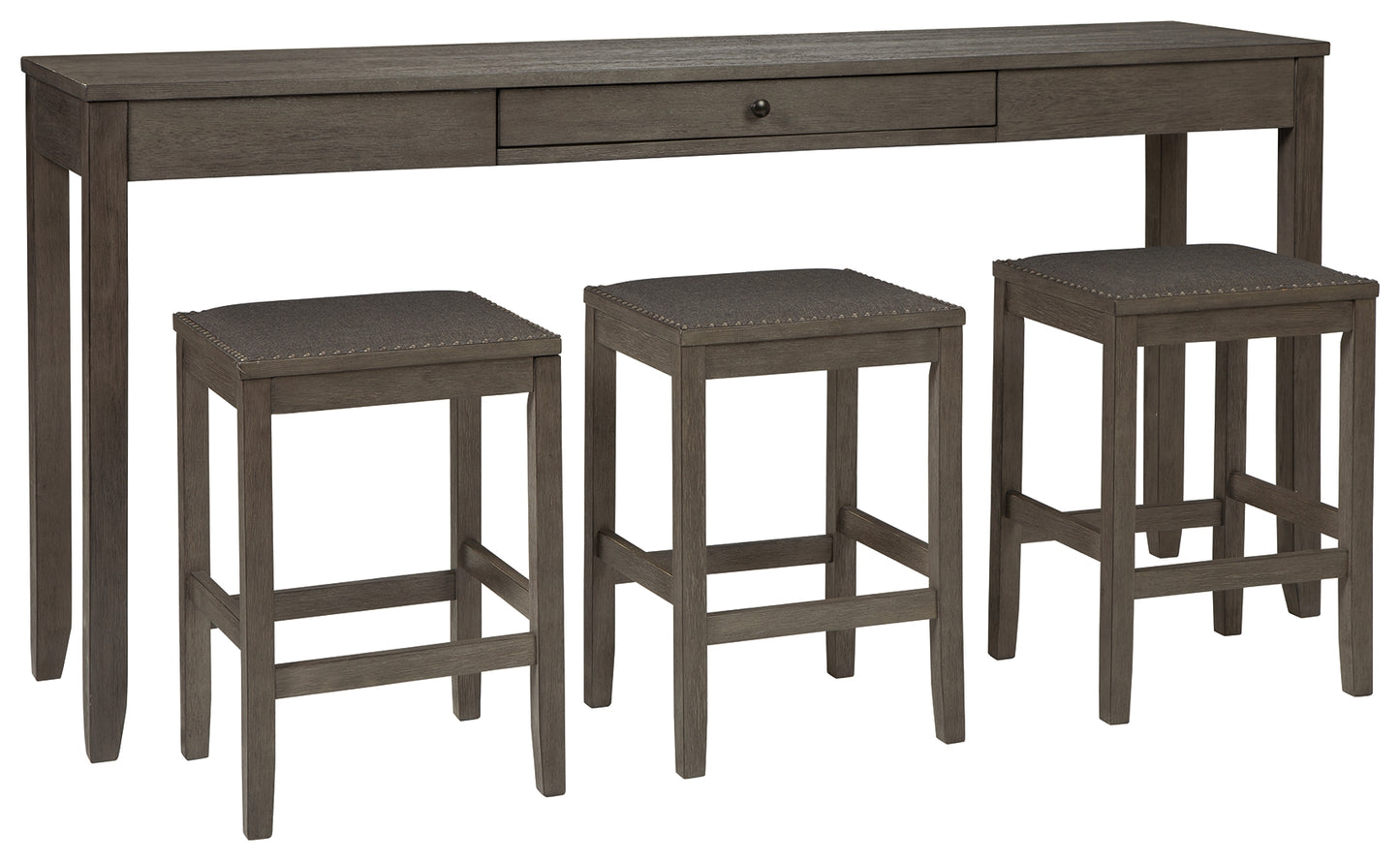 Caitbrook Counter Height Dining Table and Bar Stools (Set of 3)