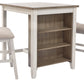 Skempton Counter Height Dining Table and Bar Stools (Set of 3)