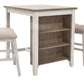 Skempton Counter Height Dining Table and Bar Stools (Set of 3)