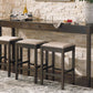 Rokane Counter Height Dining Table and Bar Stools (Set of 4)