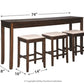 Rokane Counter Height Dining Table and Bar Stools (Set of 4)