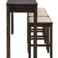 Rokane Counter Height Dining Table and Bar Stools (Set of 4)