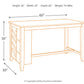 Rokane Counter Height Dining Table