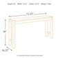 Torjin Counter Height Dining Table
