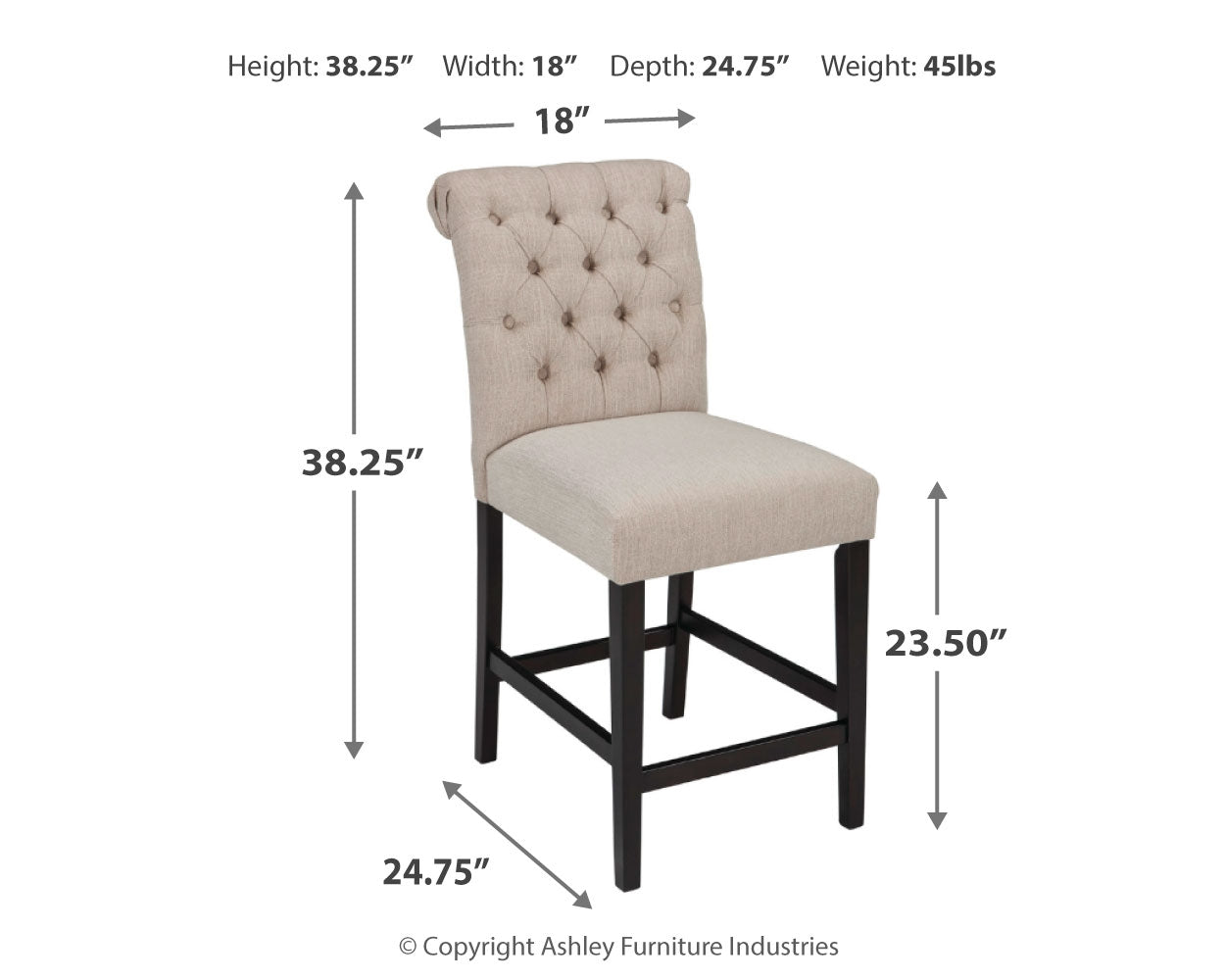 Tripton Counter Height Bar Stool
