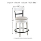 Valebeck Counter Height Bar Stool