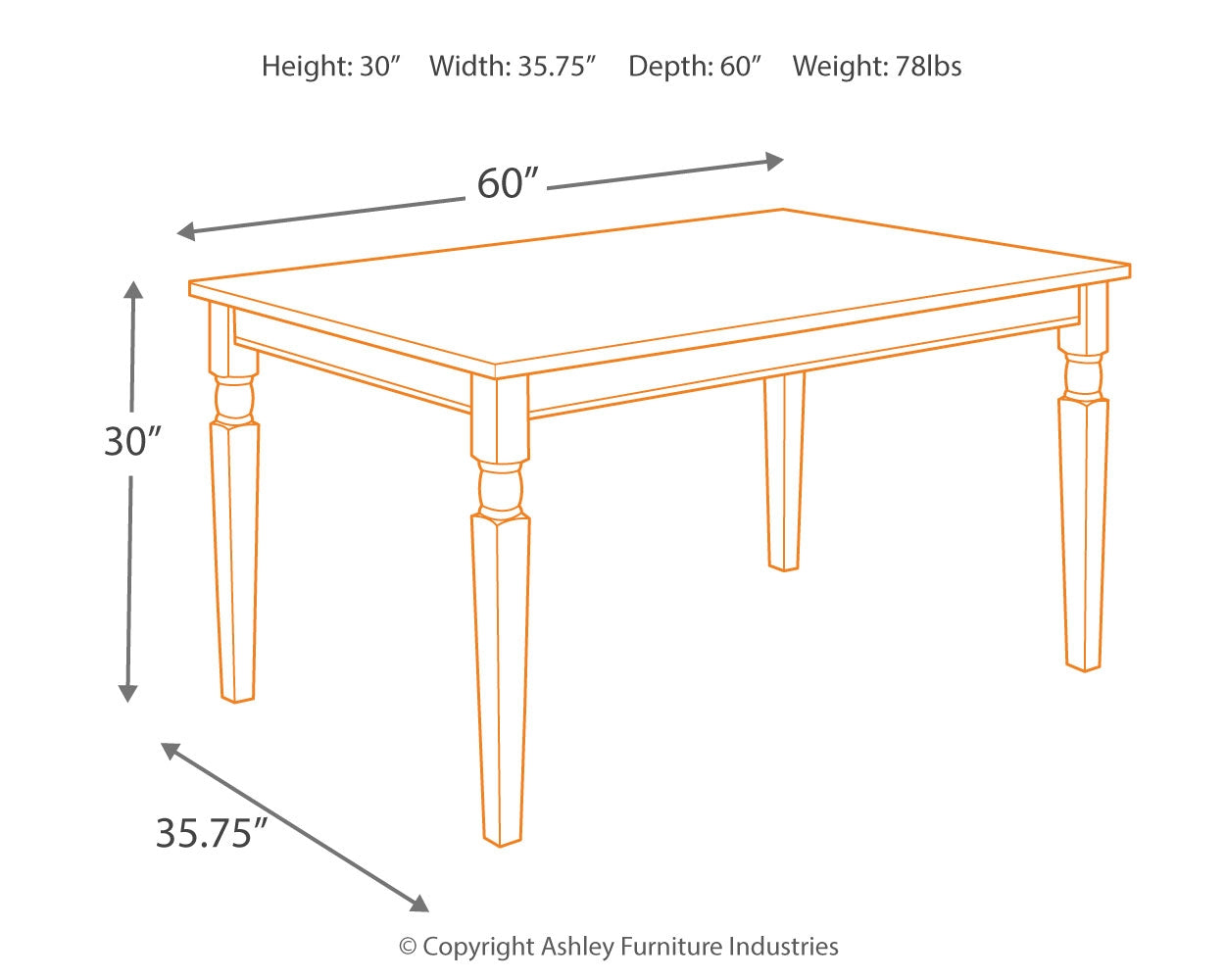 Whitesburg Dining Table