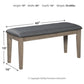 Aldwin Dining Bench