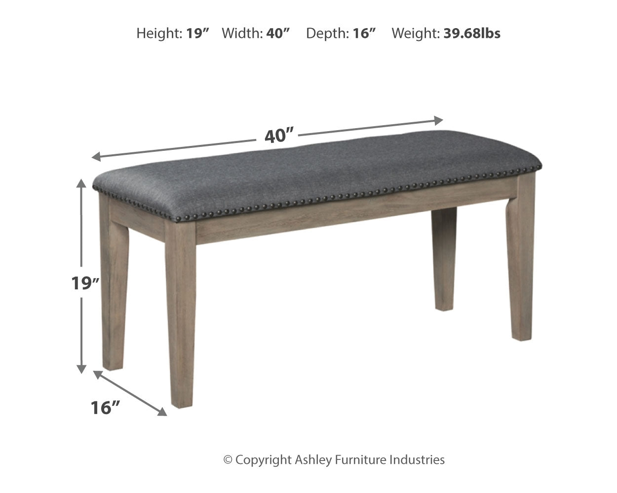 Aldwin Dining Bench