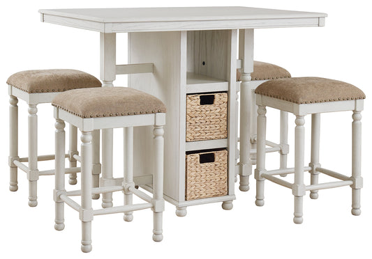 Robbinsdale Counter Height Dining Table and Bar Stools (Set of 5)