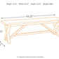 Windville 63" Dining Bench