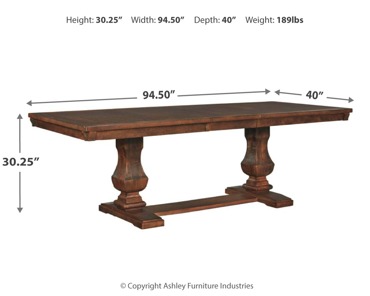 Windville Dining Extension Table