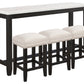 Anchorville Counter Height Dining Table and Bar Stools (Set of 4)