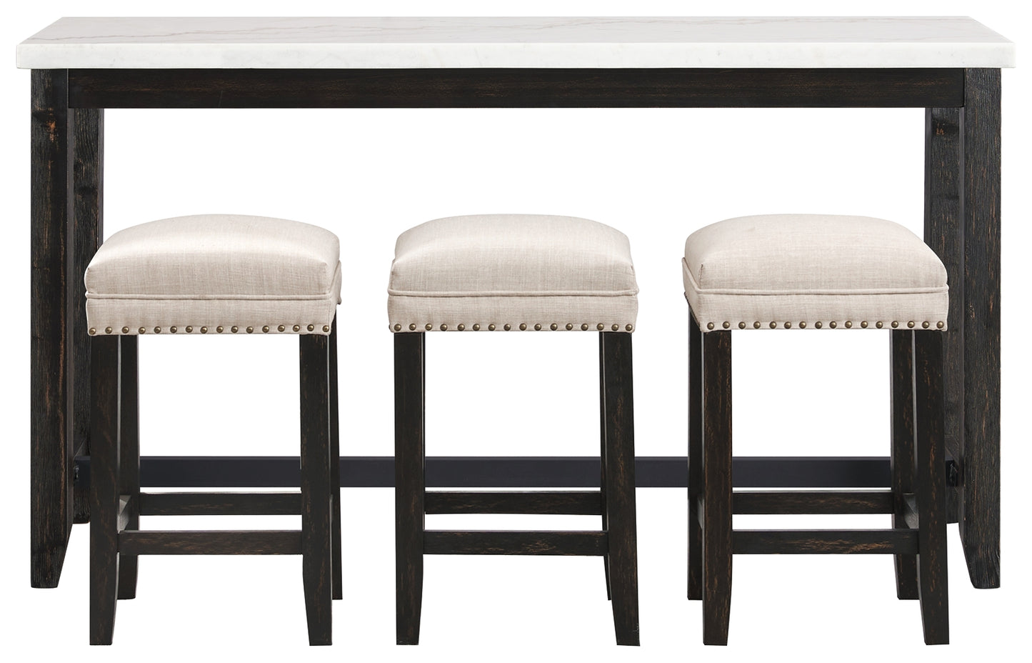 Anchorville Counter Height Dining Table and Bar Stools (Set of 4)
