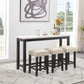 Anchorville Counter Height Dining Table and Bar Stools (Set of 4)