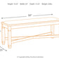 Tyler Creek Dining Bench
