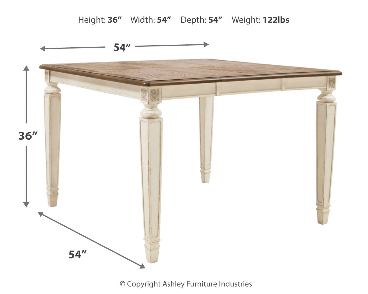 Realyn Counter Height Dining Table